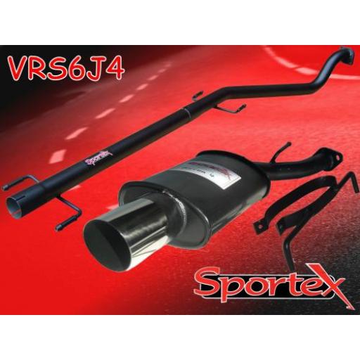 Sportex Vauxhall Astra mk4 performance exhaust system 1998-2003 J4