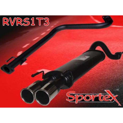 Sportex Rover 200 performance exhaust system 1995-1999 T3