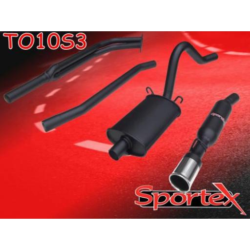 Sportex Opel Manta exhaust system 2.0i GTE hatch S3