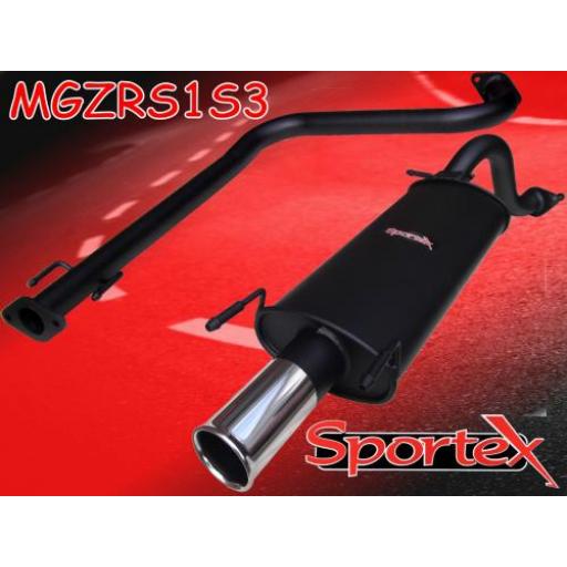 Sportex MG ZR performance exhaust system 2001-2005- S3