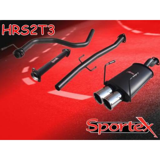 Sportex Honda Civic performance exhaust system 1991-2001- T3