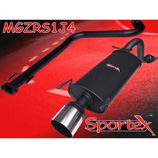 Sportex MG ZR performance exhaust system 2001-2005- J4