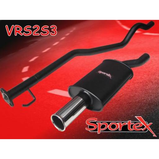 Sportex Vauxhall Astra mk3 performance exhaust system 1996-1998 S3