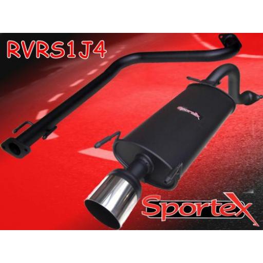 Sportex Rover 200 performance exhaust system 1995-1999 J4