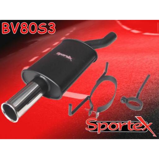 Sportex Vauxhall Astra exhaust back box 1996-1998 S3