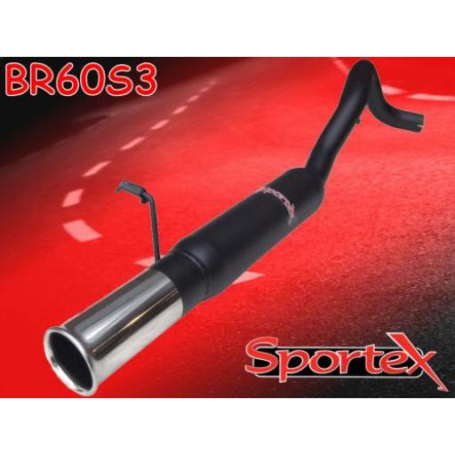 Sportex Rover Metro 1.4 exhaust back box 1990-1995 S3