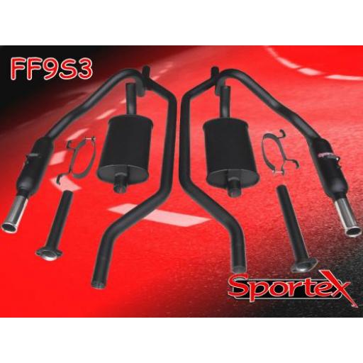 Sportex Ford Capri 3.0 performance exhaust system 1974-1981