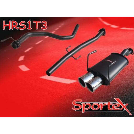 Sportex Honda Civic performance exhaust system 1991-2001- T3