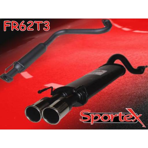 Sportex Rover 200 performance exhaust system 1995-1999 T3