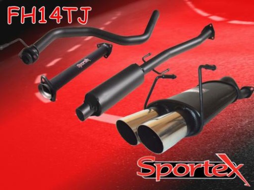 Sportex Honda Civic performance exhaust system 1991-2001 TJ