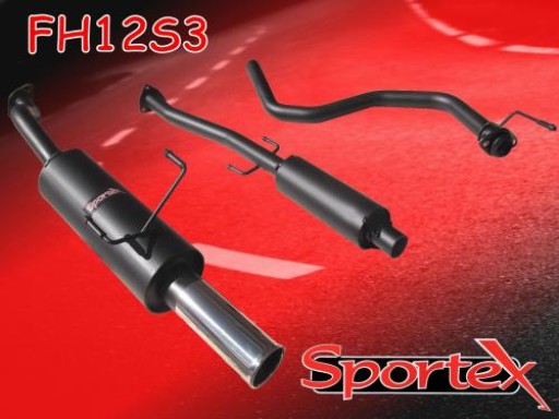 Sportex Honda Civic performance exhaust system 1991-2001 S3