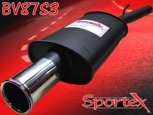 Sportex Vauxhall Astra mk4 exhaust back box 2003-2005 S3