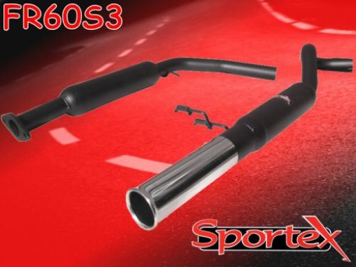 Sportex Rover Metro 1.4 performance exhaust system 1990-1995 S3