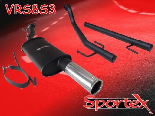 Sportex Vauxhall Astra mk4 performance exhaust system 2000-2004 S3