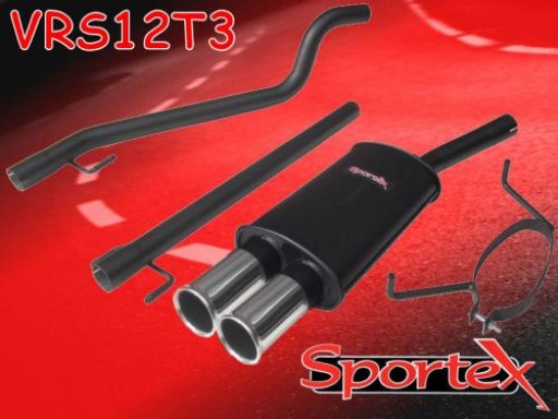 Sportex Vauxhall Astra mk5 1.4i Race Tube exhaust system 2005-2010 T3