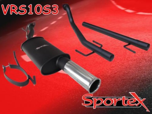 Sportex Vauxhall Astra mk4 performance exhaust system 1998-2003 S3