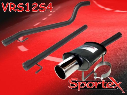 Sportex Vauxhall Astra mk5 1.4i Race Tube exhaust system 2005-2010 S4