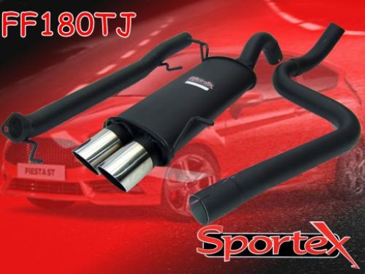 Sportex Ford Fiesta ST180 performance exhaust system 2013-2016 TJ