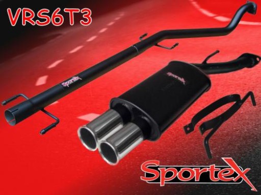 Sportex Vauxhall Astra mk4 performance exhaust system 1998-2003 T3