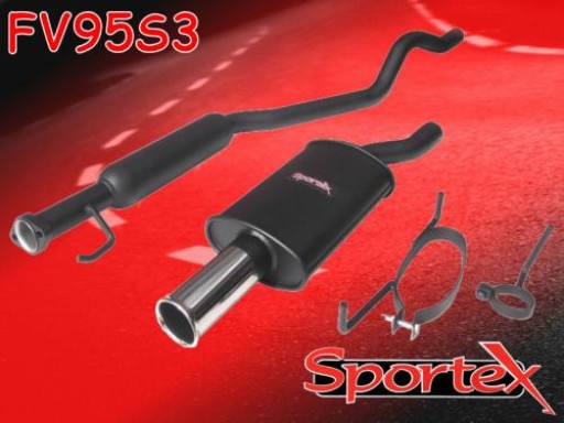 Sportex Vauxhall Astra mk3 performance exhaust system 1996-1998 S3