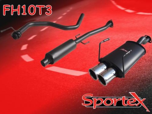 Sportex Honda Civic performance exhaust system 1991-2001 T3