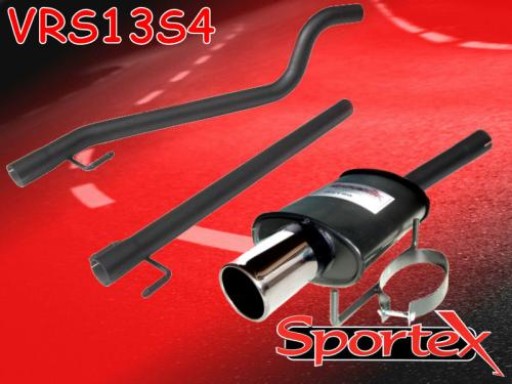 Sportex Vauxhall Astra mk5 performance exhaust system 2005-2010 S4