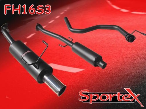 Sportex Honda Civic performance exhaust system 1991-2001 S3