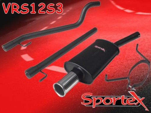 Sportex Vauxhall Astra mk5 1.4i Race Tube exhaust system 2005-2010 S3