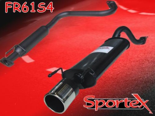 Sportex MG ZR exhaust system 2001-2005 S4