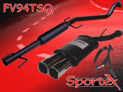 Sportex Vauxhall Astra mk4 performance exhaust system 1998-2004 TSQ