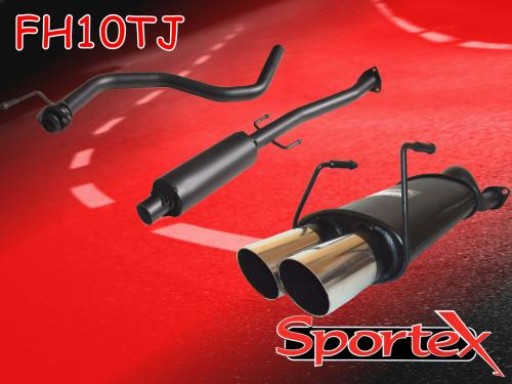 Sportex Honda Civic performance exhaust system 1991-2001 TJ