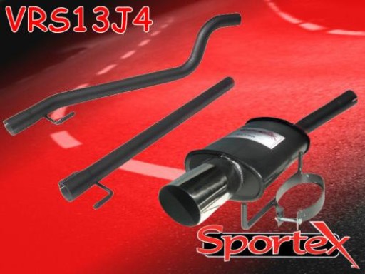 Sportex Vauxhall Astra mk5 performance exhaust system 2005-2010 J4