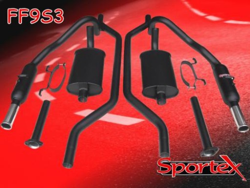 Sportex Ford Capri 3.0 performance exhaust system 1974-1981