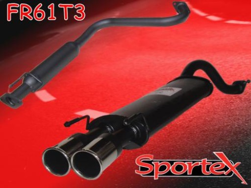 Sportex MG ZR exhaust system 2001-2005 T3