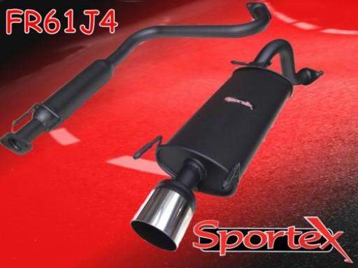 Sportex MG ZR exhaust system 2001-2005 J4