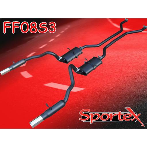 Sportex Ford Capri 2.8i performance exhaust system (to STD) 1981-1987