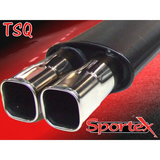 Sportex Vauxhall Astra mk5 performance exhaust system 2005- TSQ