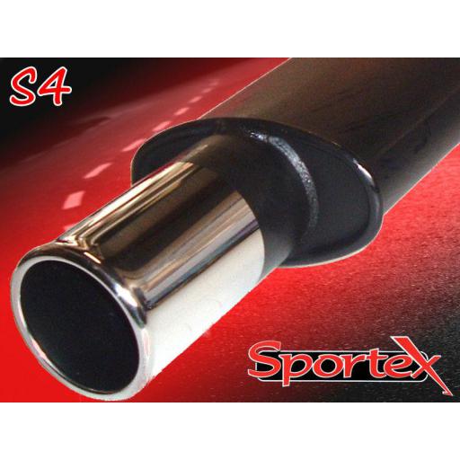 Sportex Honda Civic performance exhaust system 1991-2001 S4