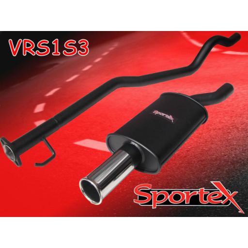 Sportex Vauxhall Astra mk3 performance exhaust system 1991-1996 S3