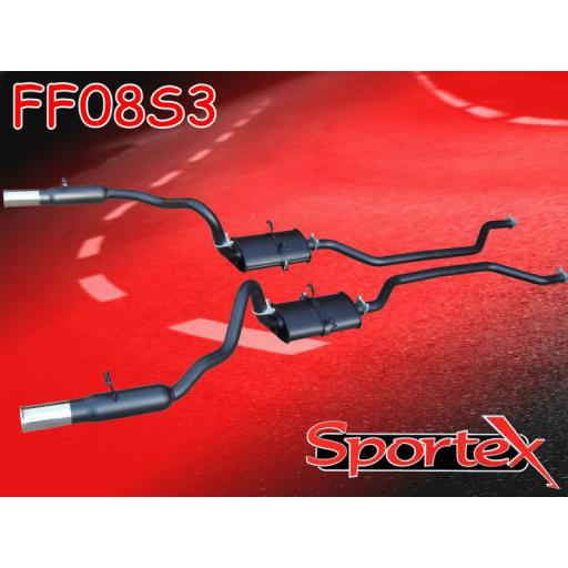 Sportex Ford Capri 2.8i performance exhaust system 1981-1987