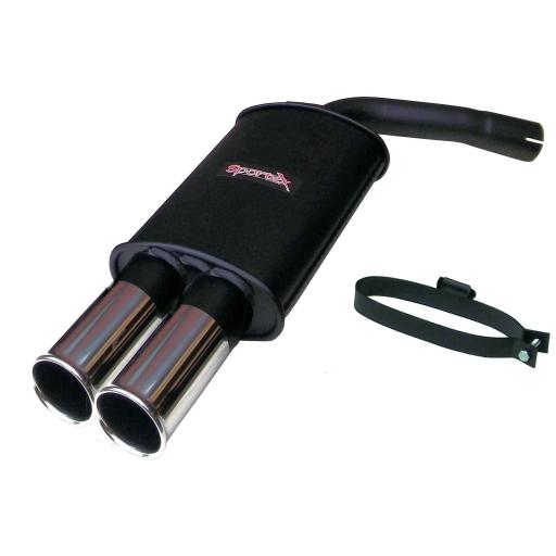 Sportex Ford Escort CVH performance exhaust back box mk3/4 1980-90 T3