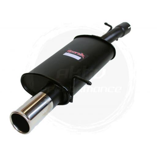 Sportex Ford Fiesta ST150 performance exhaust back box 2004-2009 S3