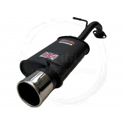 Sportex Toyota Yaris performance exhaust back box 1.0i 1999-2005 S4