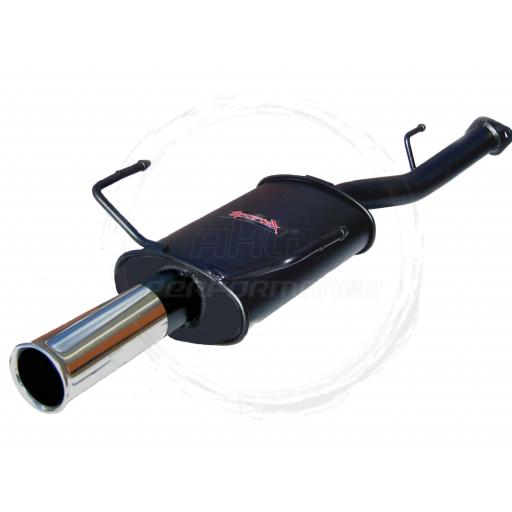 Sportex Vauxhall Zafira GSi performance exhaust back box 2001-2005 S3