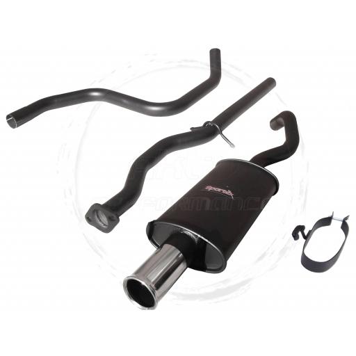 Sportex Ford Escort race tube exhaust system 1.6i zetec 1995-1999 S3