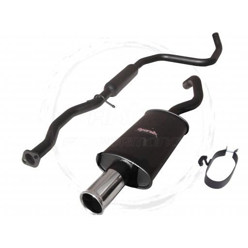 Sportex Ford Escort performance exhaust system 1.6 zetec 95-99 S3