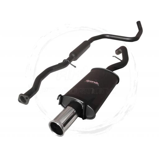 Sportex Ford Escort performance exhaust system 1.8i zetec 115 96-97 S3