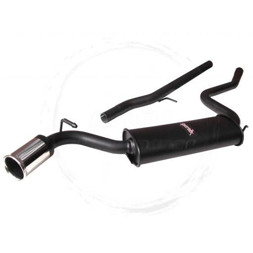 Sportex Fiat Seicento race tube performance exhaust system 900i 1.1i 1998-2004 S3