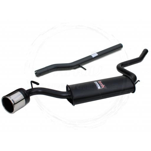 Sportex Fiat Seicento race tube exhaust system 900i 1.1i 98-04 S4