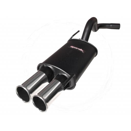 Sportex VW Polo performance exhaust back box 6N, 6N2 1994-09/2001 T3